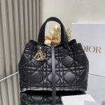 DIOR Medium Dior Toujours Bag Macrocannage Calfskin