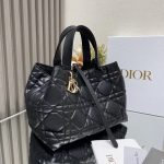 DIOR Medium Dior Toujours Bag Macrocannage Calfskin