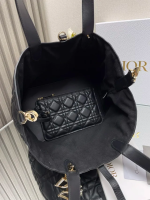 DIOR Medium Dior Toujours Bag Macrocannage Calfskin