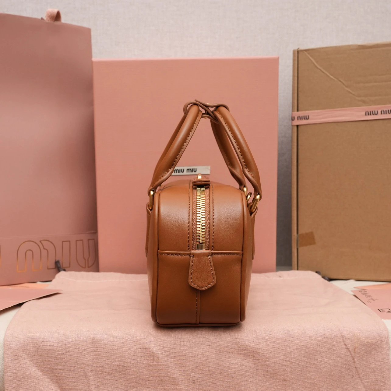 MIUMIU Arcadie Leather Bag