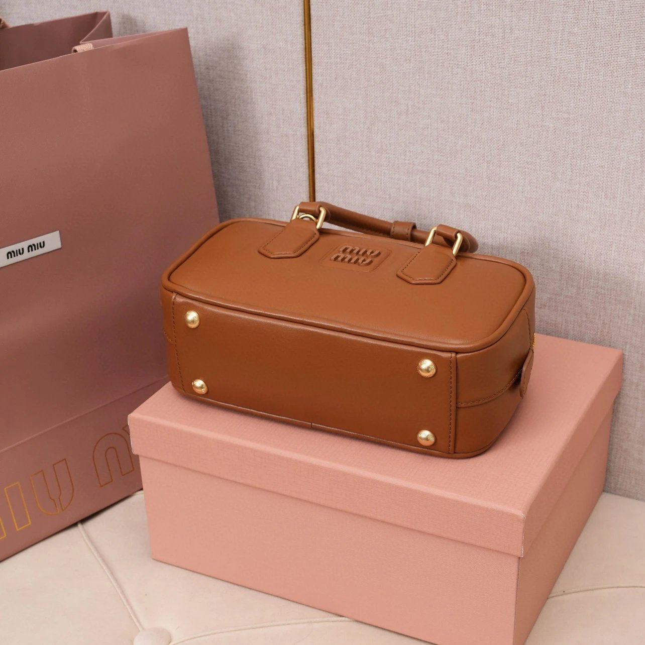 MIUMIU Arcadie Leather Bag
