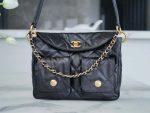 CHANEL 24p Supple Twins Hobo Bag Calfskin