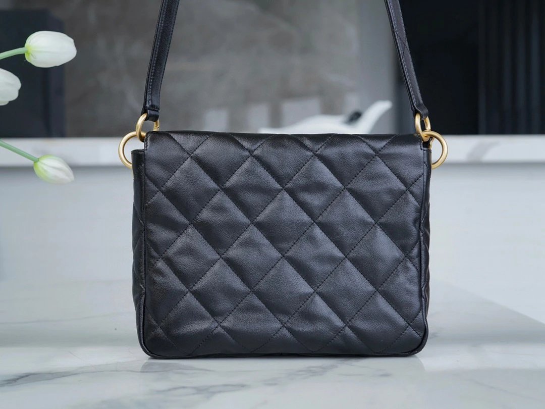 CHANEL 24p Supple Twins Hobo Bag Calfskin