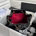 CHANEL Gabrielle Chain Backpack Leather Plain For Women Small