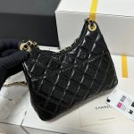 CHANEL 23C Hobo Chain Shoulder Bag-Waxed leather