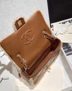 CHANEL 24K Teddy Bear-Shearling Flap Bag