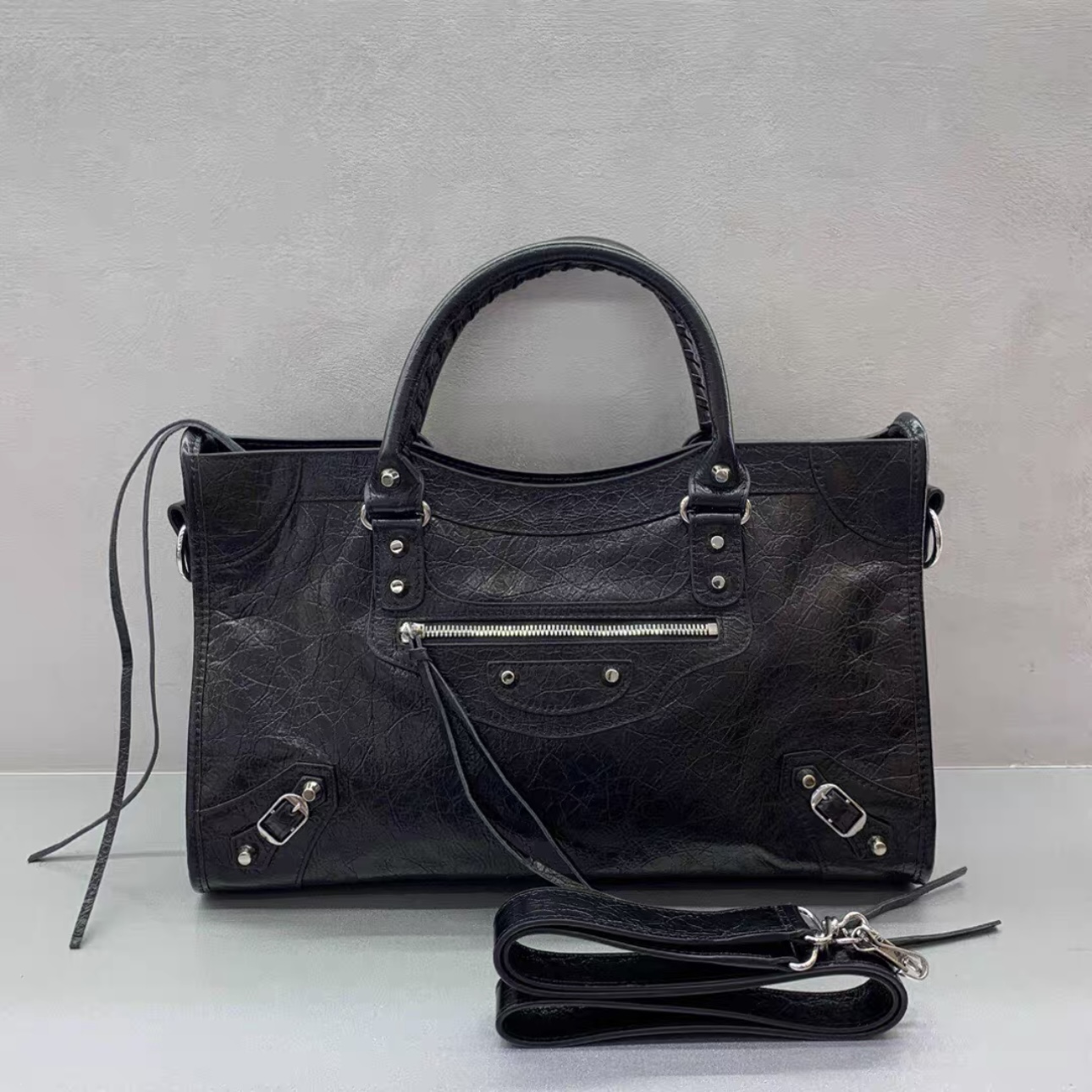 BLENCIAGA Le City Arena Storico Lambskin