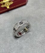 CARTIER Love diamond-paved ceramic White gold