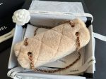 CHANEL 24K Teddy Bear-Shearling Flap Bag