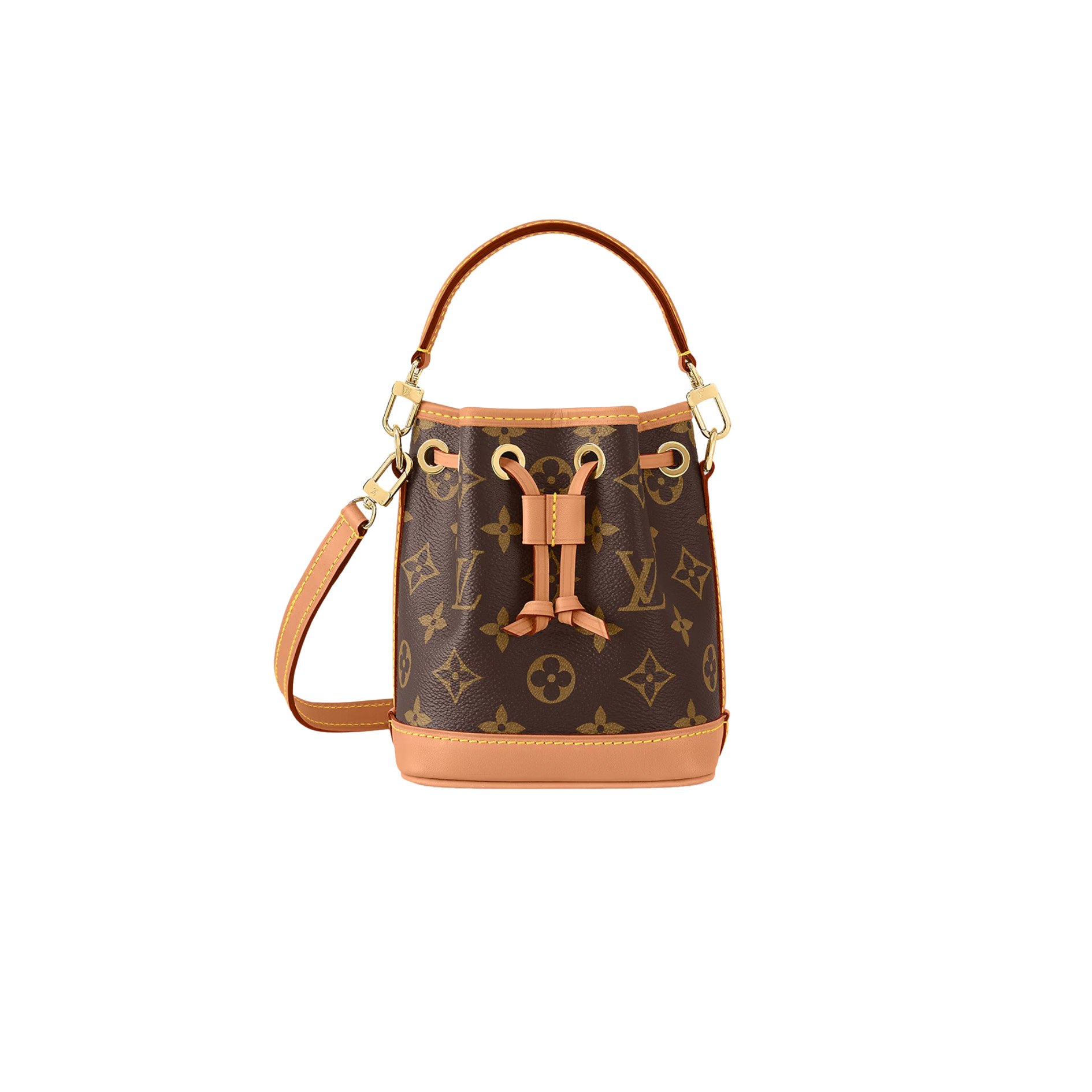 LV Nano Noé Monogram coated canvas