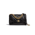 CHANEL 19 Flap satchel Shiny Lambskin