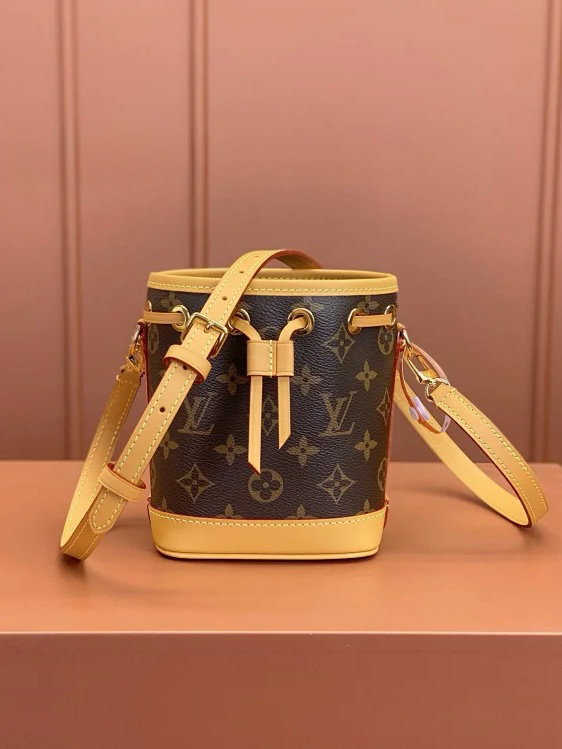 LV Nano Noé Monogram coated canvas