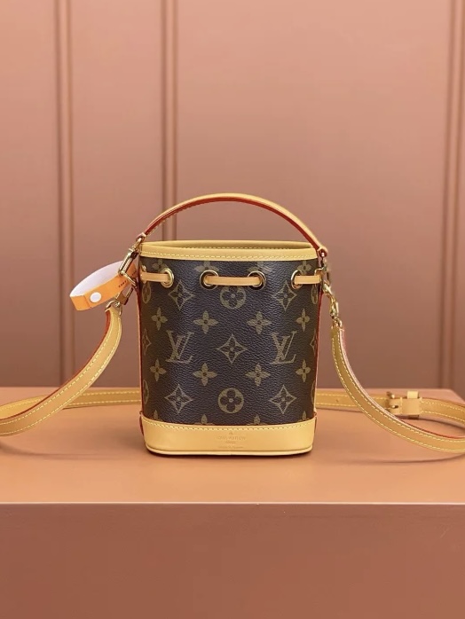 LV Nano Noé Monogram coated canvas
