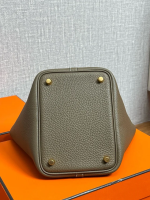 HERMES Picotin Lock Tote Bag Taurillon Clemence leather-Foundation Colors