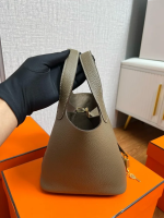 HERMES Picotin Lock Tote Bag Taurillon Clemence leather-Foundation Colors