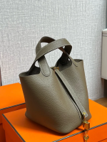 HERMES Picotin Lock Tote Bag Taurillon Clemence leather-Foundation Colors