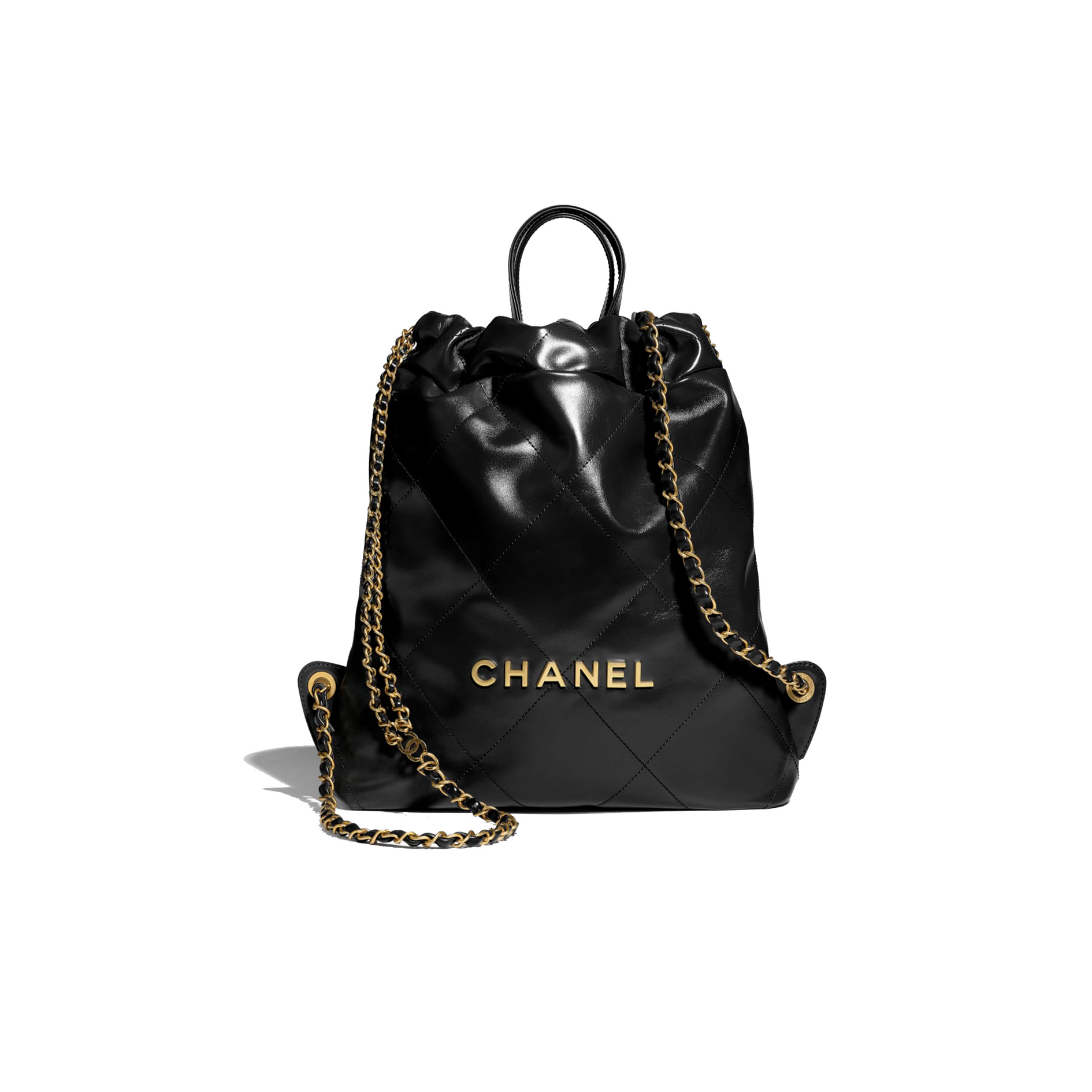 CHANEL 22Bag Small Backpack Shiny Calfskin