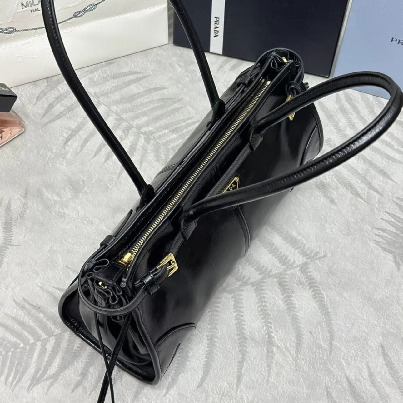 PRADA lux soft leather handbags