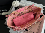 CHANEL 24A Cocobeach Collection Raffia Small Tote Bag