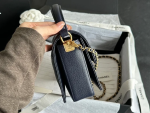 CHANEL 24K Classic Flap Handle Mini Shiny Calfskin Bag