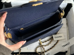 CHANEL 24K Classic Flap Handle Mini Shiny Calfskin Bag