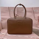 MIUMIU Leather Beau bag 34cm