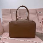 MIUMIU Leather Beau bag 34cm