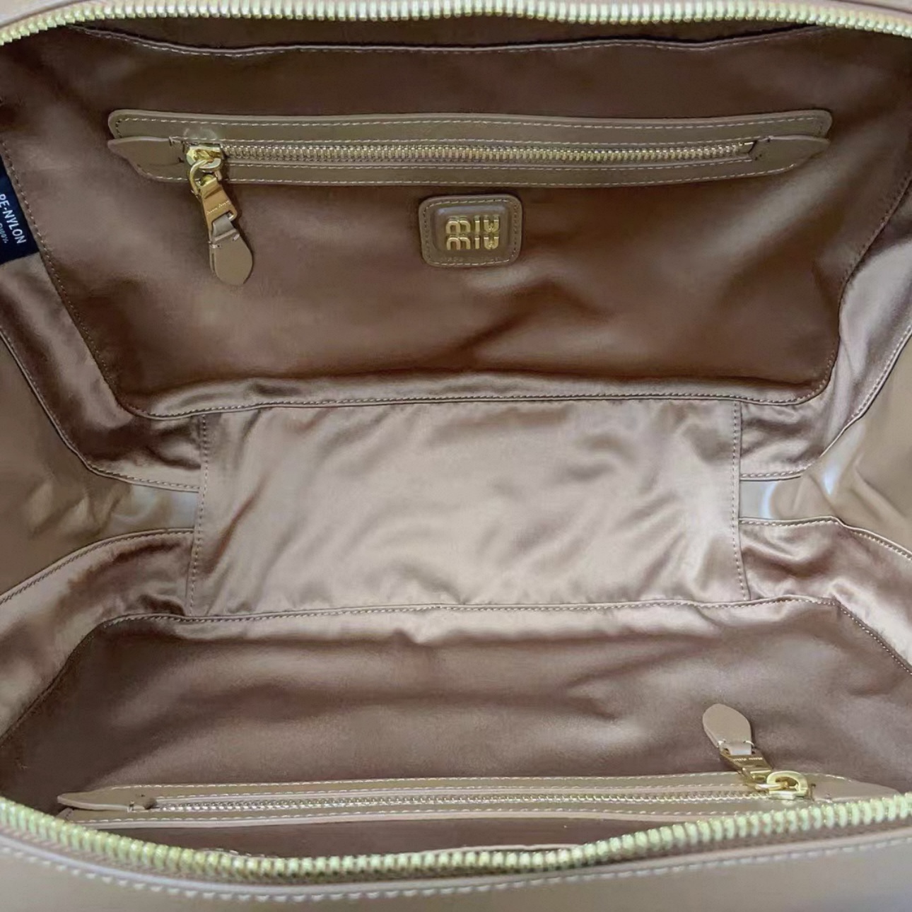 MIUMIU Leather Beau bag 34cm