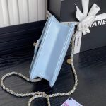 CHANEL 24k Medium Flap Chain Coin Caviar Leather