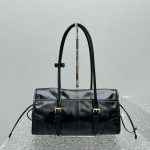 PRADA lux soft flap leather handbags