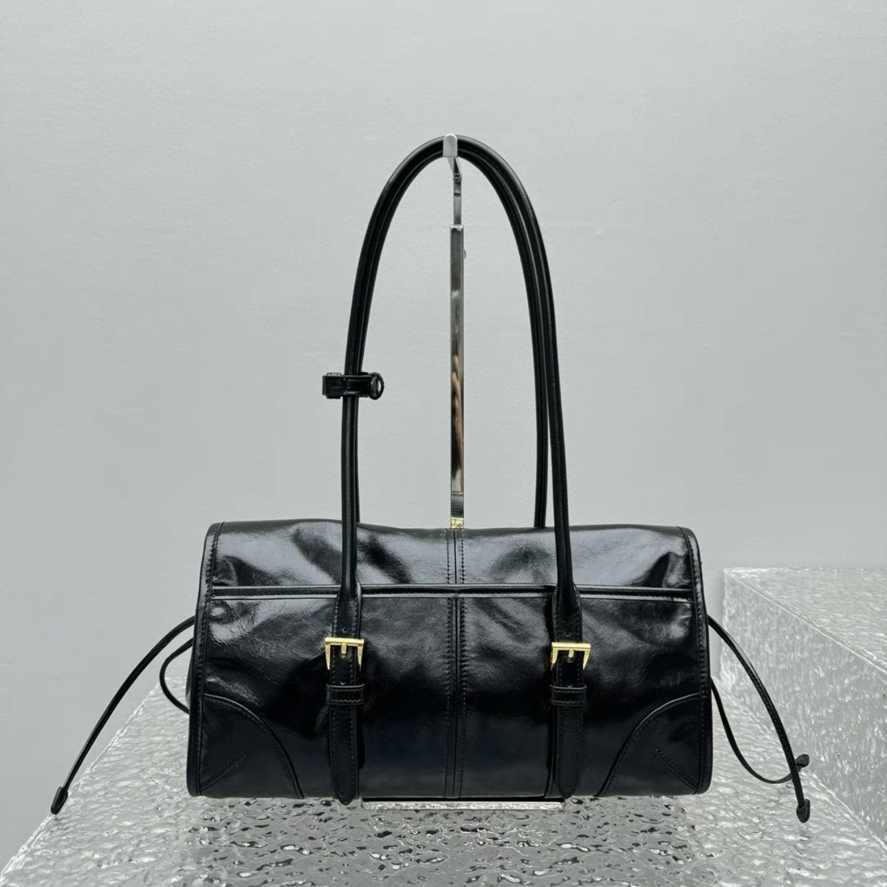PRADA lux soft flap leather handbags