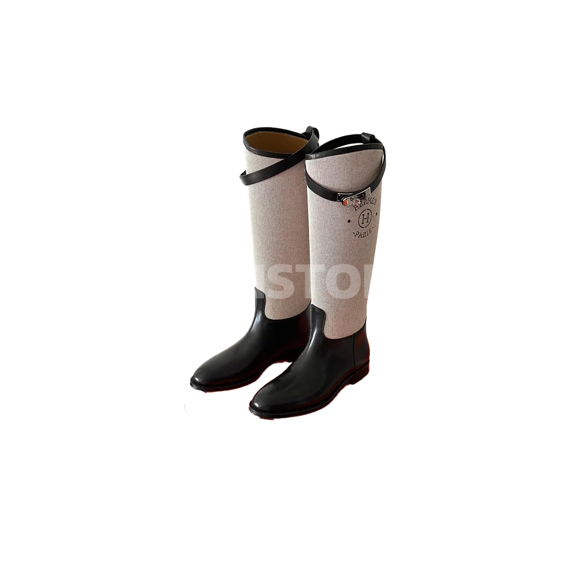 Hermès Jumping Boots Leather for woman