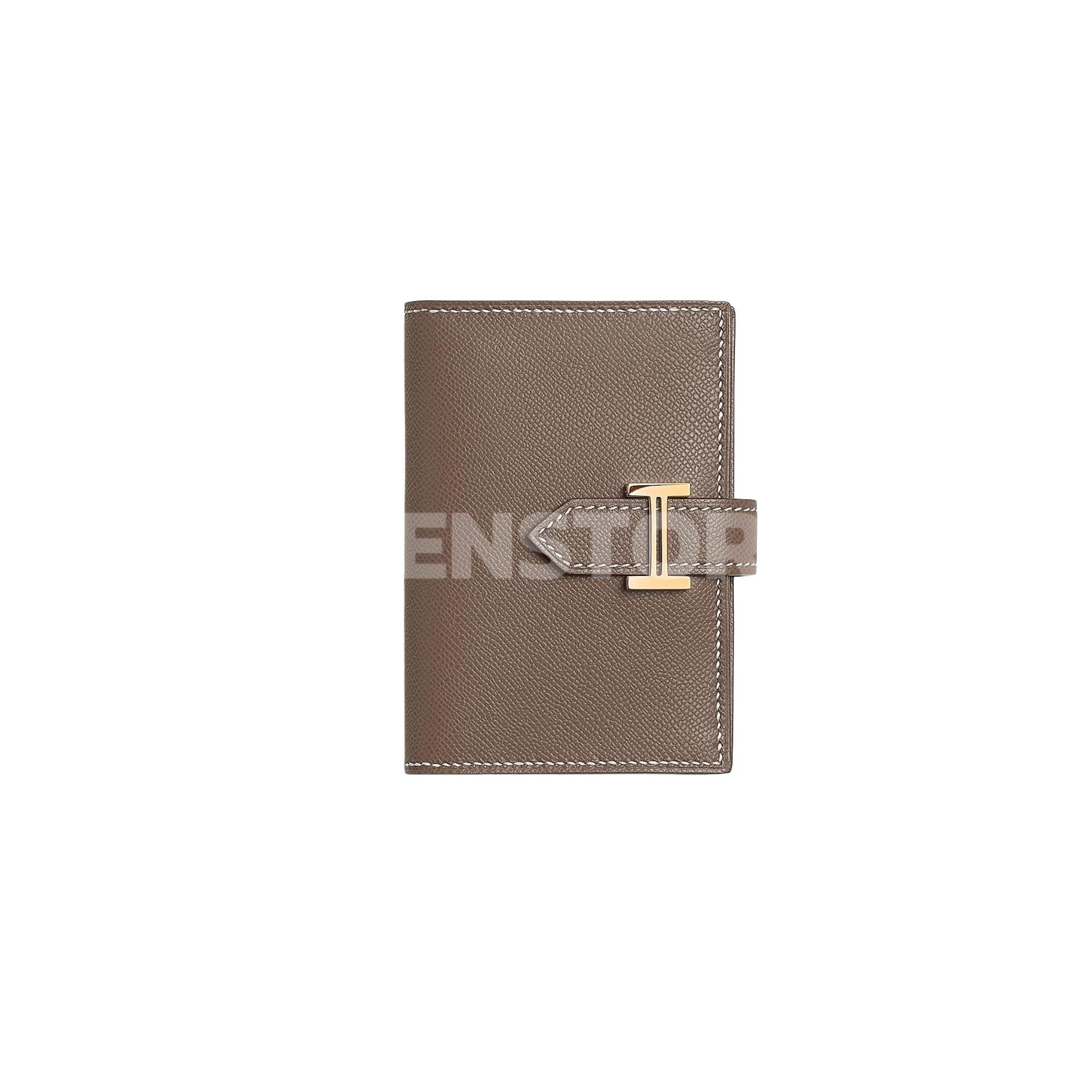 HERMES Bearn Mini Wallet in Epsom