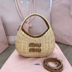 MIUMIU Wander matelassé nappa hobo bag