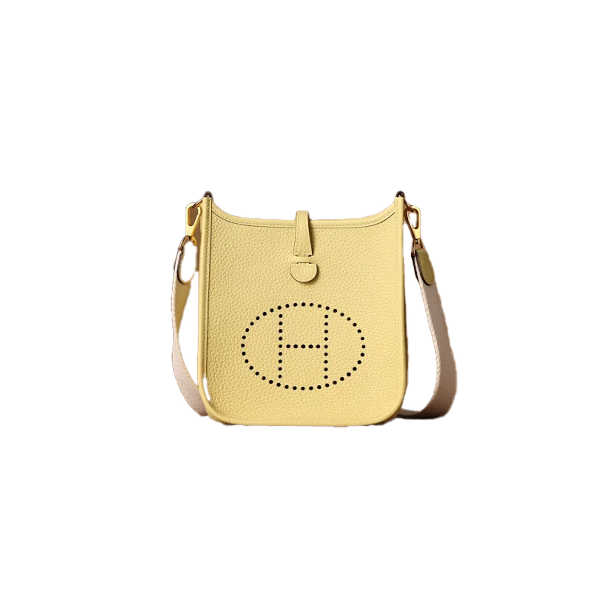 HERMES Evelyne in 1Z(Chick Yellow) 16 Taurillon
