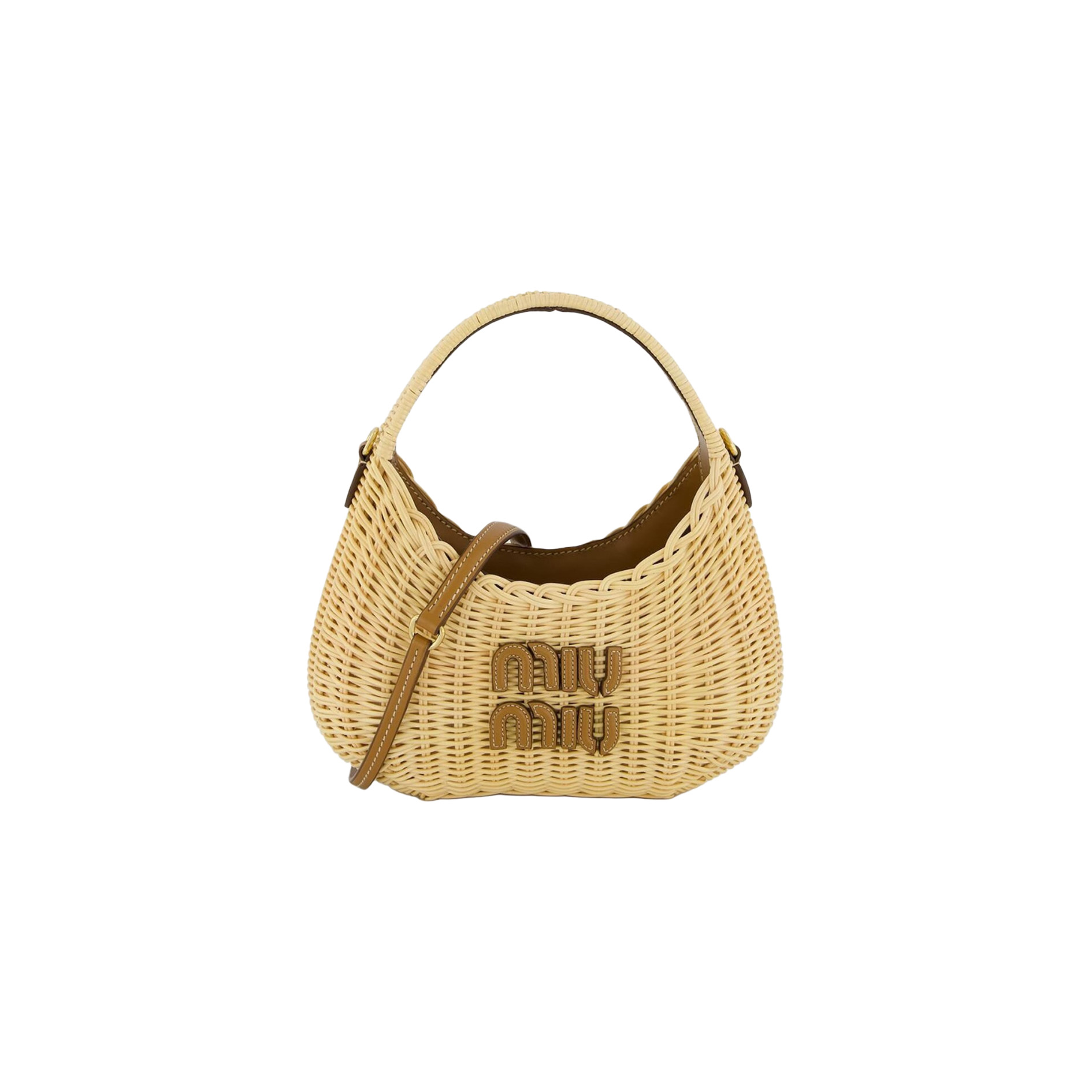 MIUMIU Wander matelassé nappa hobo bag