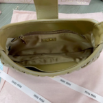 MIUMIU Matelasse napa hobo leather bag