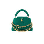LV Capucines Mini Emerald Green