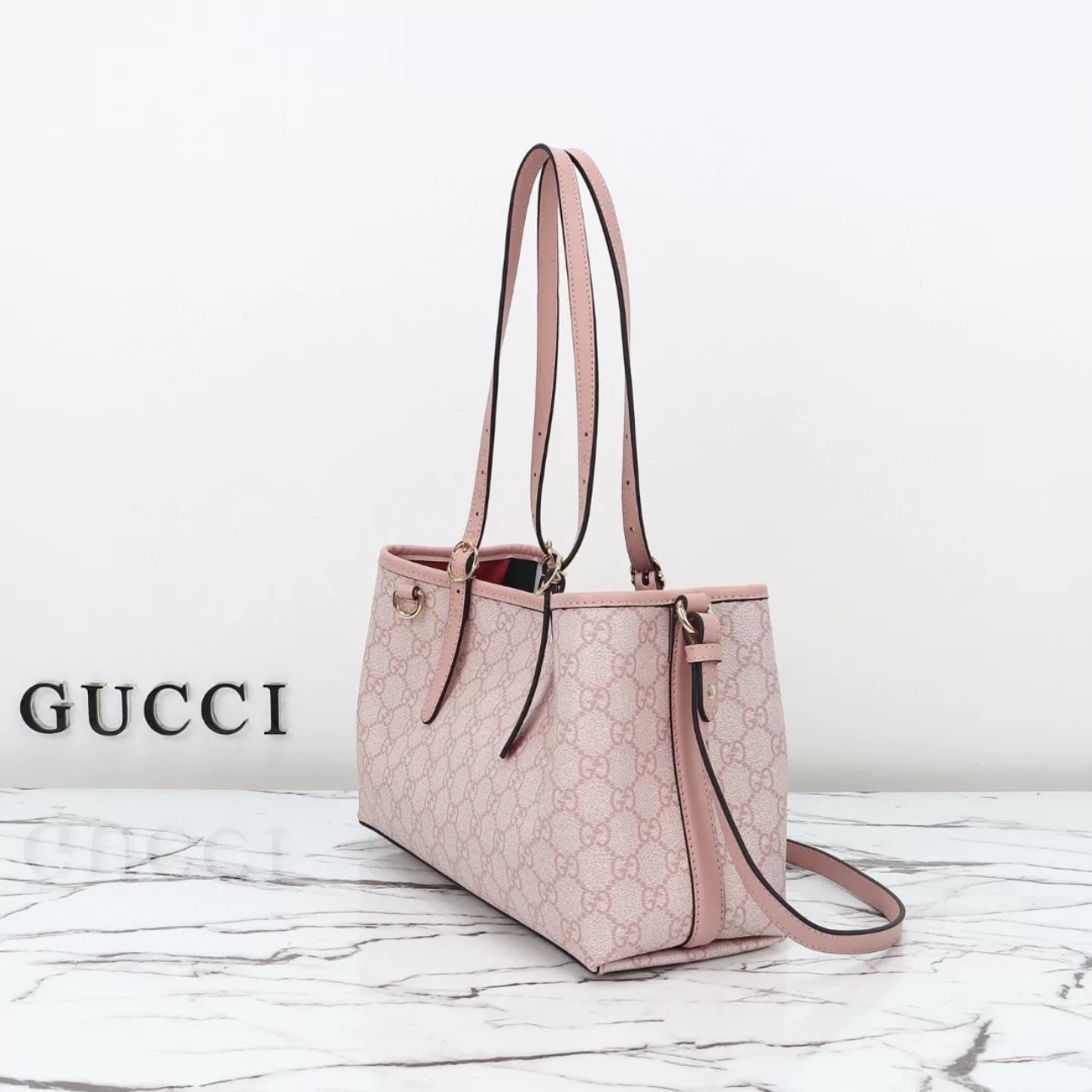 GUCCI Emblem Small Tote Bag