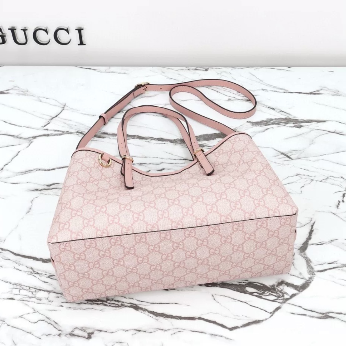 GUCCI Emblem Small Tote Bag