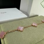 VCA Vintage Alhambra pendant-Pink mother-of-pearl