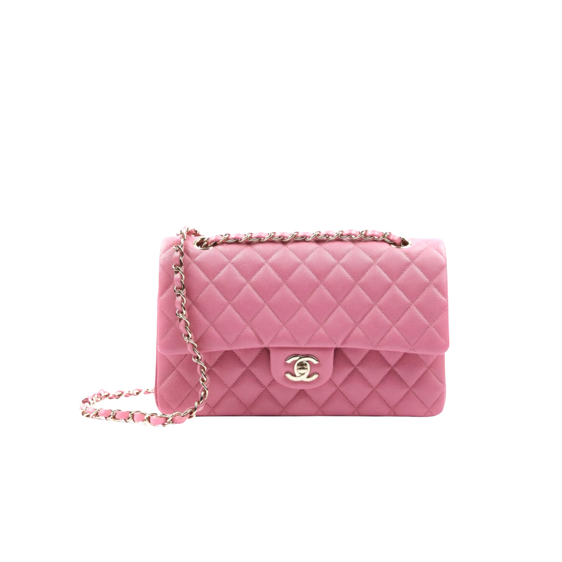 CHANEL Classique Flap Medium Handbag Caviar Leather