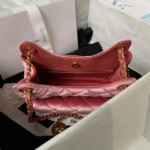 CHANEL 23B Hobo Bag velvet Leather
