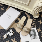DIOR Dway Slide Embroidered Cotton
