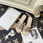 DIOR Dway Slide Embroidered Cotton