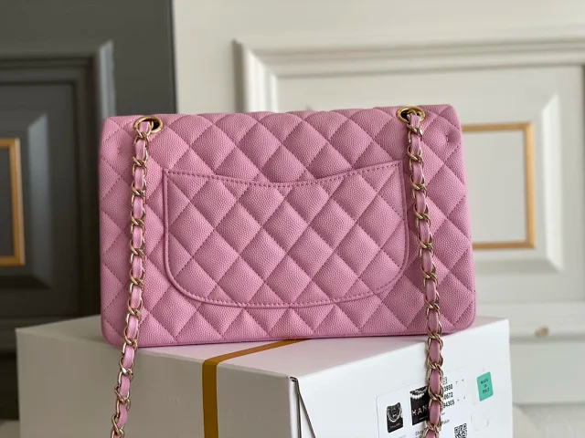 CHANEL Classique Flap Medium Handbag Caviar Leather