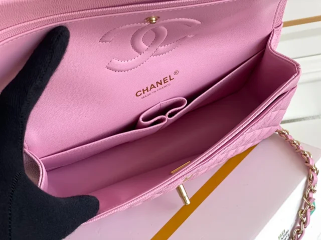 CHANEL Classique Flap Medium Handbag Caviar Leather