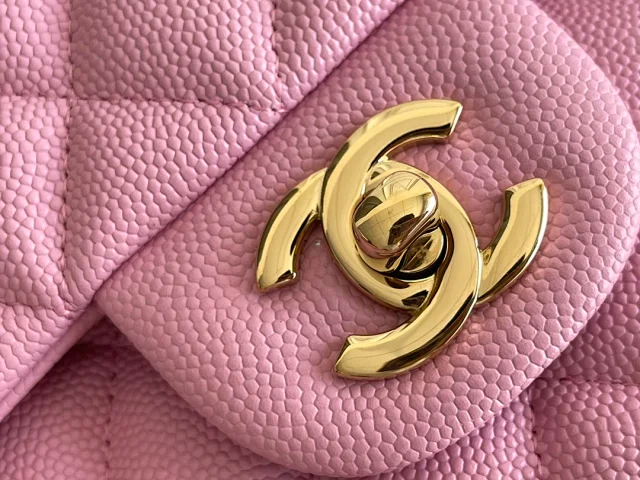 CHANEL Classique Flap Medium Handbag Caviar Leather