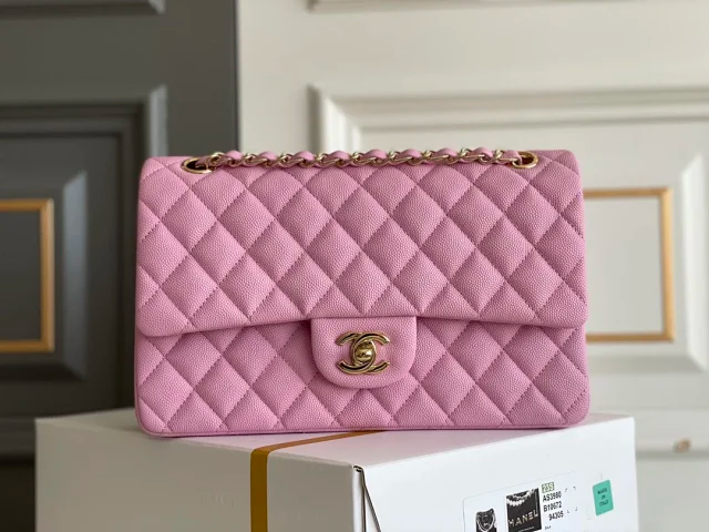 CHANEL Classique Flap Medium Handbag Caviar Leather