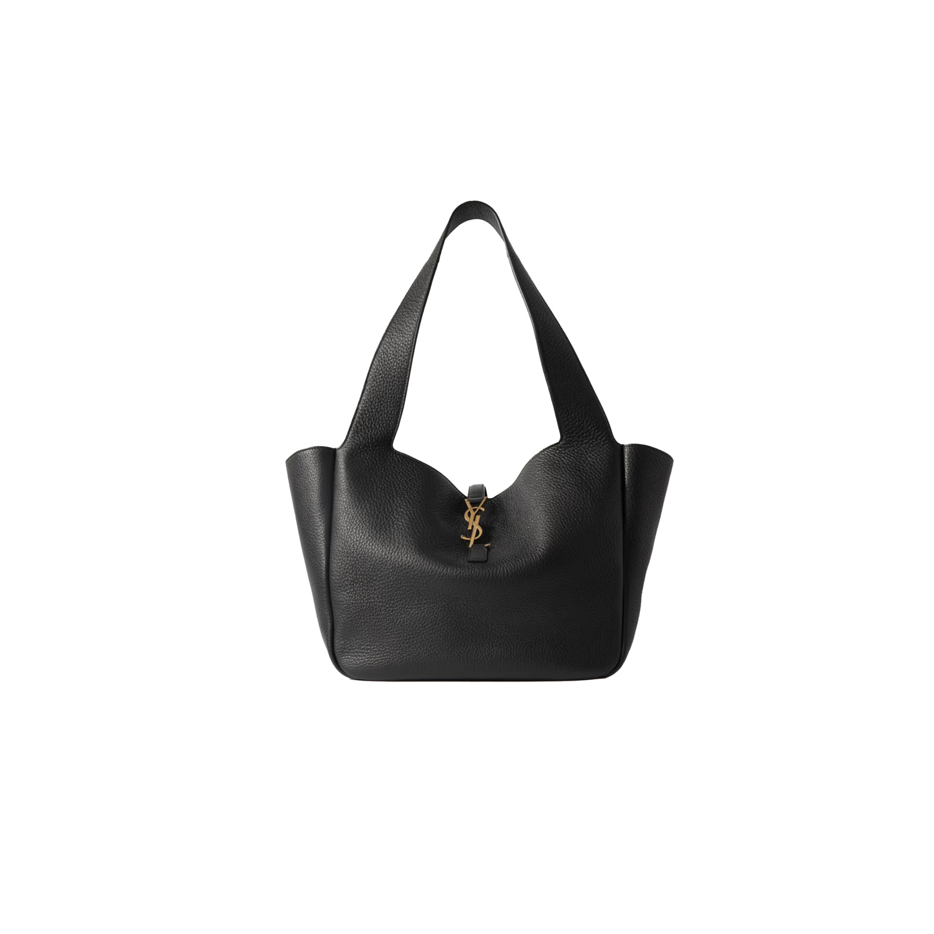 YSL Le5À7 Bea textured-leather tote bag
